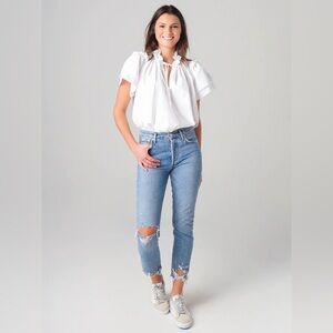 Hunter Bell millie top in off white size L